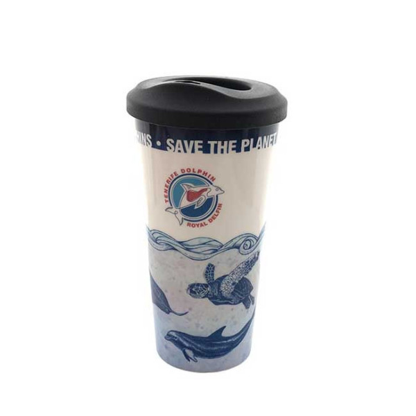 Tapa Vaso Café Save the whales Save the Dolphins - Tenerife Dolphin