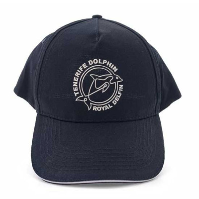 Gorra con logotipo Tenerife Dolphin – Royal Delfin Negra