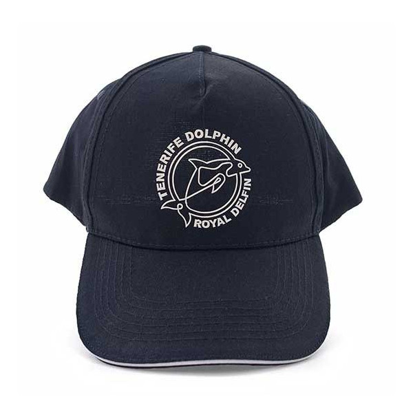 Gorra con logotipo Tenerife Dolphin – Royal Delfin Negra